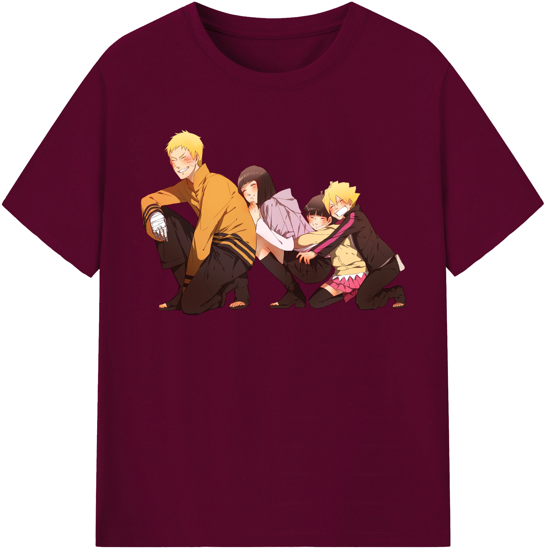 （画像用） NARUTO -ナルト- うずまき ナルト Uzumaki Naruto レディースカジュアルプリントTシャツ（綿100％）